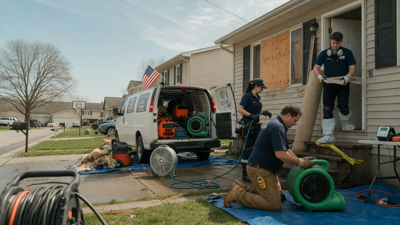 Water Damage Restoration in Bunker Hill, IL near me
